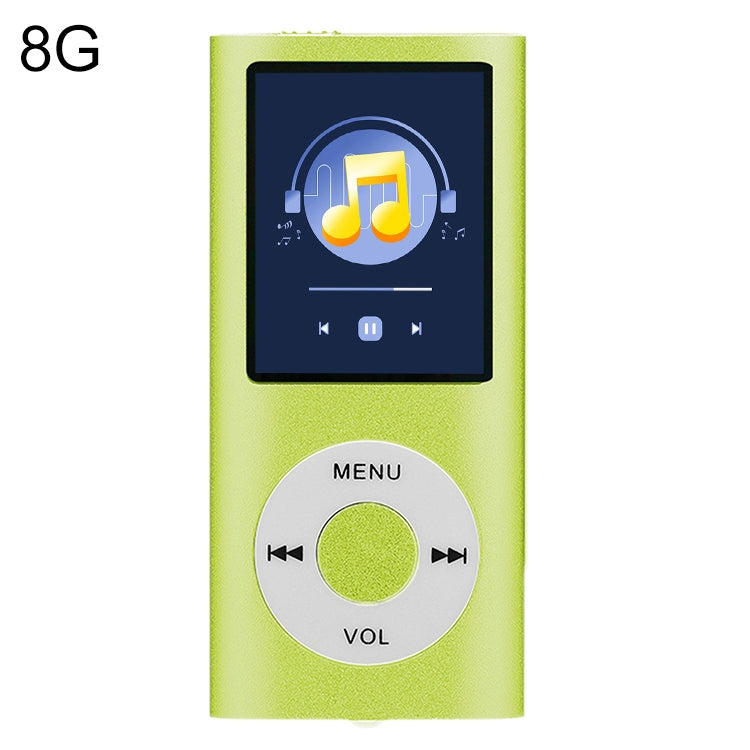 Lecteur MP4 métal écran TFT 1,8 pouces, avec carte TF 8 Go + écouteurs + câble, avec carte TF 16 Go + écouteurs + câble, avec écouteurs + câble