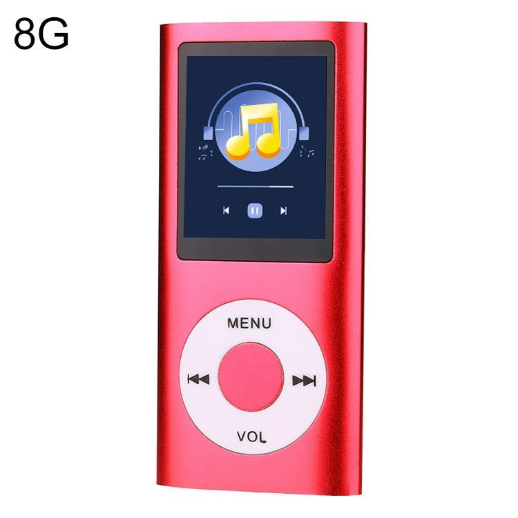 Lecteur MP4 métal écran TFT 1,8 pouces, avec carte TF 8 Go + écouteurs + câble, avec carte TF 16 Go + écouteurs + câble, avec écouteurs + câble