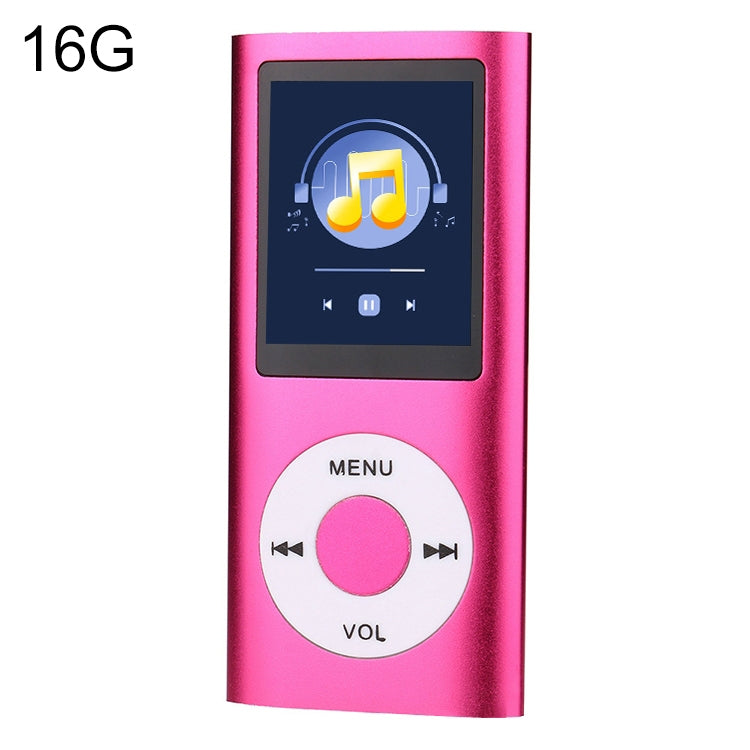 Lecteur MP4 métal écran TFT 1,8 pouces, avec carte TF 8 Go + écouteurs + câble, avec carte TF 16 Go + écouteurs + câble, avec écouteurs + câble