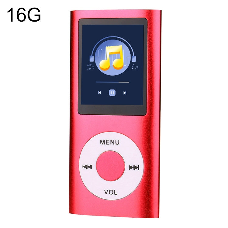 Lecteur MP4 métal écran TFT 1,8 pouces, avec carte TF 8 Go + écouteurs + câble, avec carte TF 16 Go + écouteurs + câble, avec écouteurs + câble