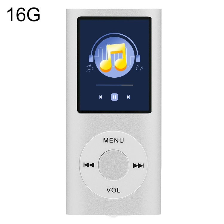 Lecteur MP4 métal écran TFT 1,8 pouces, avec carte TF 8 Go + écouteurs + câble, avec carte TF 16 Go + écouteurs + câble, avec écouteurs + câble