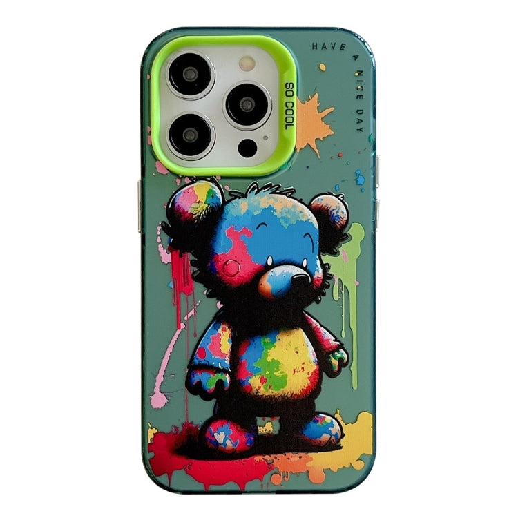 Série de Peintures à l'Huile Motif Animalier Coque de Téléphone PC + TPU, Pour iPhone 16 Pro Max