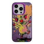 Série de Peintures à l'Huile Motif Animalier Coque de Téléphone PC + TPU, Pour iPhone 16 Pro Max