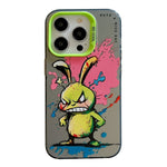 Série de Peintures à l'Huile Motif Animalier Coque de Téléphone PC + TPU, Pour iPhone 16 Pro Max