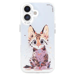 Coque de téléphone PC + TPU série peinture à l'huile motif animal, pour iPhone 17