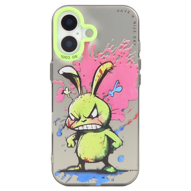 Coque de téléphone PC + TPU série peinture à l'huile motif animal, pour iPhone 17