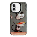 Coque de téléphone PC + TPU motif animal, pour iPhone Air