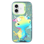 Coque de téléphone PC + TPU motif animal, pour iPhone Air