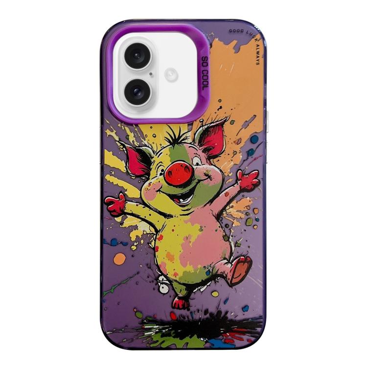 Coque de téléphone PC + TPU motif animal, pour iPhone Air