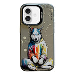 Coque de téléphone PC + TPU motif animal, pour iPhone Air