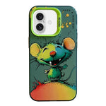 Coque de téléphone PC + TPU motif animal, pour iPhone Air