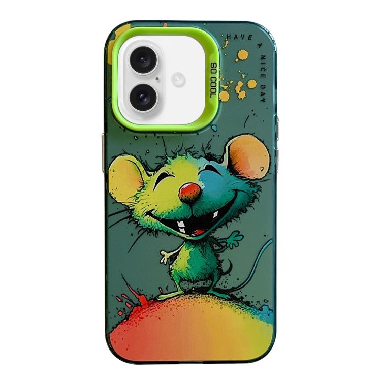 Coque de téléphone PC + TPU motif animal, pour iPhone Air
