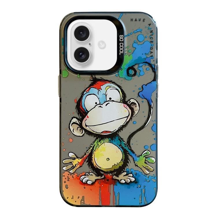Coque de téléphone PC + TPU motif animal, pour iPhone Air