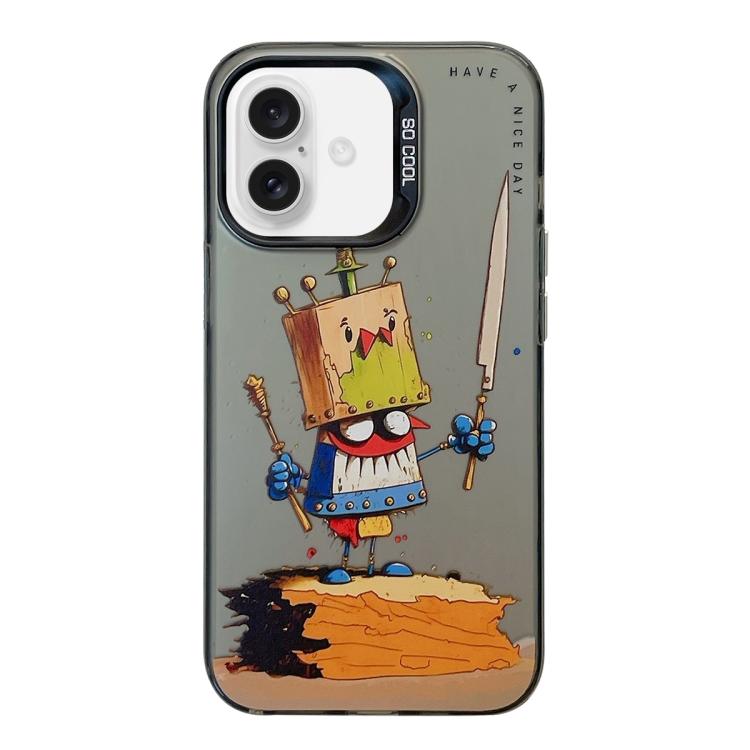 Coque de téléphone PC + TPU motif animal, pour iPhone Air