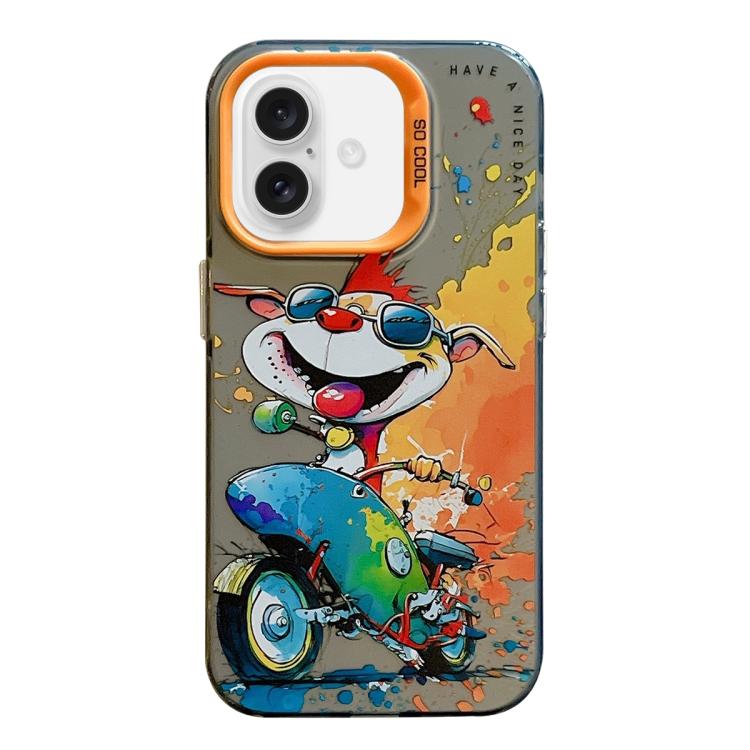 Coque de téléphone PC + TPU motif animal, pour iPhone Air