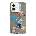 Coque de téléphone PC + TPU motif animal, pour iPhone Air