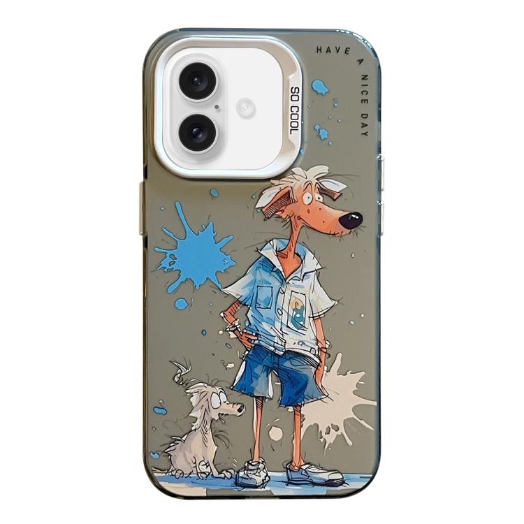 Coque de téléphone PC + TPU motif animal, pour iPhone Air