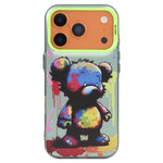 Coque de téléphone PC + TPU motif animal, série peinture à l'huile, pour iPhone 17 Pro