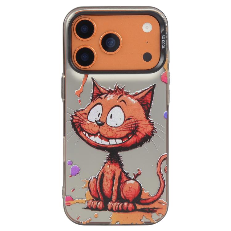 Coque de téléphone PC + TPU motif animal, série peinture à l'huile, pour iPhone 17 Pro
