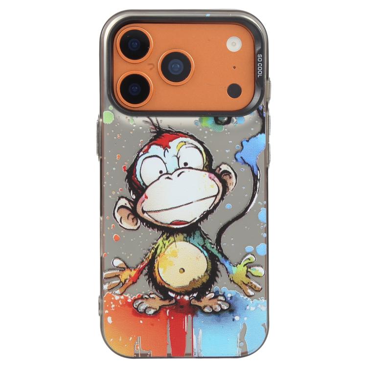 Coque de téléphone PC + TPU motif animal, série peinture à l'huile, pour iPhone 17 Pro
