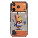 Coque de téléphone PC + TPU motif animal, série peinture à l'huile, pour iPhone 17 Pro