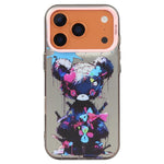 Coque de téléphone PC + TPU motif animal, série peinture à l'huile, pour iPhone 17 Pro