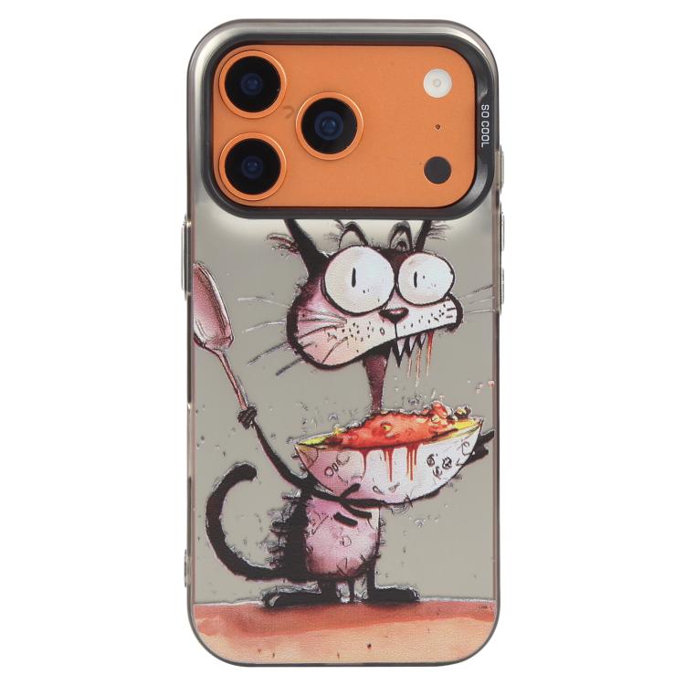 Série de peintures à l'huile motif animal Coque de téléphone PC + TPU, Pour iPhone 17 Pro Max