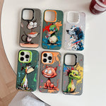 Animal Pattern Oil Painting Series PC + TPU Phone Case, For iPhone 13 Pro Max