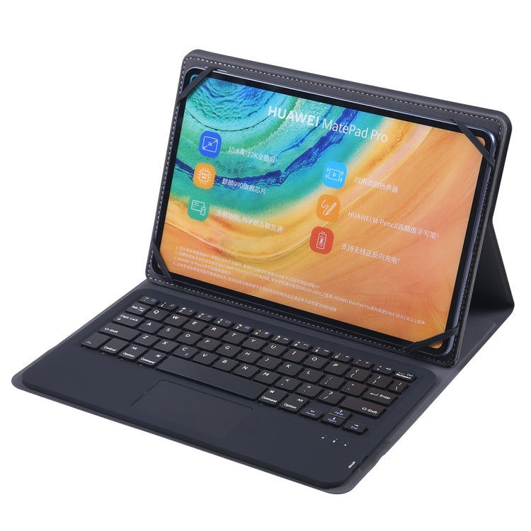 TH10-D Étui de protection universel détachable pour clavier tactile Bluetooth de 9 à 10 pouces avec support, compatible avec les systèmes Android, Apple et Windows, et fonction tactile