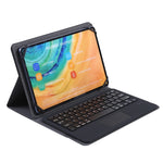 TH10-D Étui de protection universel détachable pour clavier tactile Bluetooth de 9 à 10 pouces avec support, compatible avec les systèmes Android, Apple et Windows, et fonction tactile