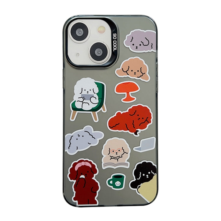 Cute Animal Pattern Series PC + TPU Phone Case, For iPhone 15 Pro Max, For iPhone 14, For iPhone 14 Pro, For iPhone 15 Pro