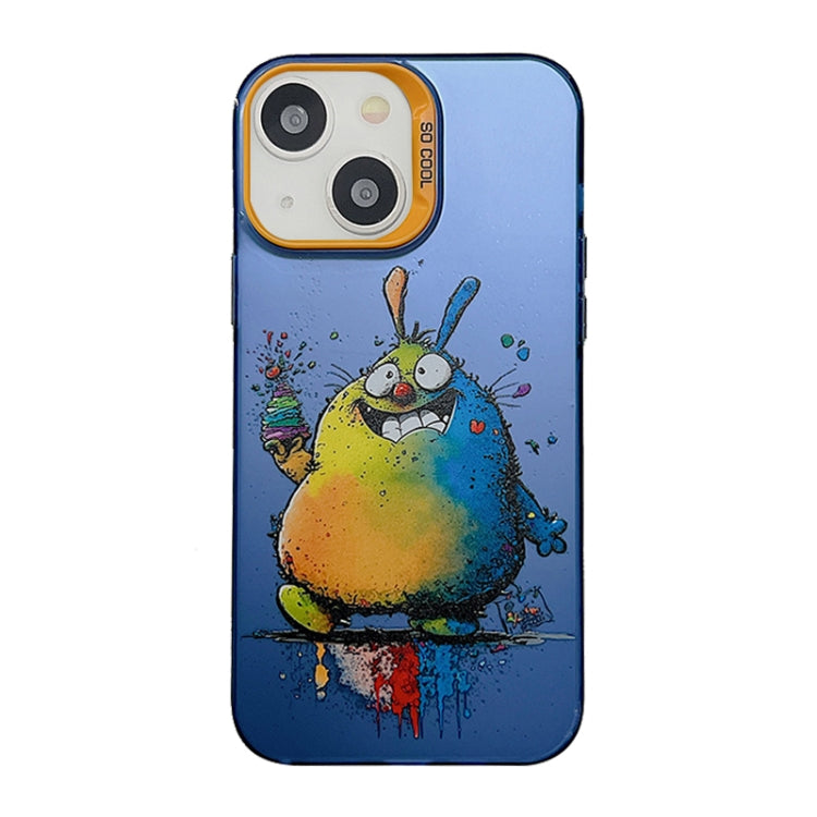 Cute Animal Pattern Series PC + TPU Phone Case, For iPhone 15 Pro Max, For iPhone 14, For iPhone 14 Pro, For iPhone 15 Pro