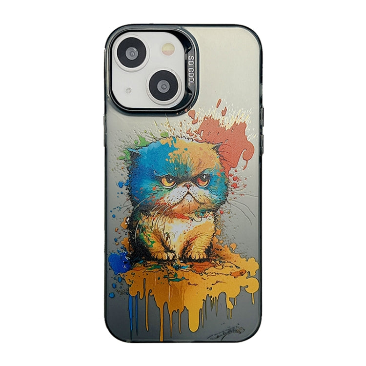 Cute Animal Pattern Series PC + TPU Phone Case, For iPhone 15 Pro Max, For iPhone 14, For iPhone 14 Pro, For iPhone 15 Pro
