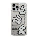 Cute Animal Pattern Series PC + TPU Phone Case, For iPhone 15 Pro Max, For iPhone 14, For iPhone 14 Pro, For iPhone 15 Pro