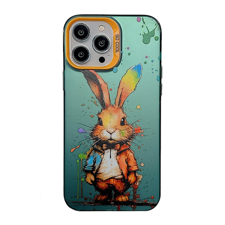 Cute Animal Pattern Series PC + TPU Phone Case, For iPhone 15 Pro Max, For iPhone 14, For iPhone 14 Pro, For iPhone 15 Pro