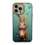 Cute Animal Pattern Series PC + TPU Phone Case, For iPhone 15 Pro Max, For iPhone 14, For iPhone 14 Pro, For iPhone 15 Pro