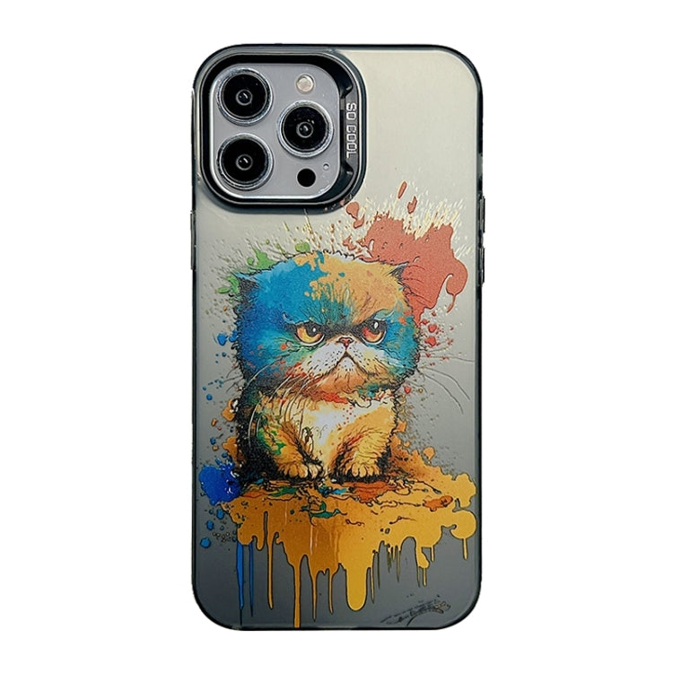 Cute Animal Pattern Series PC + TPU Phone Case, For iPhone 15 Pro Max, For iPhone 14, For iPhone 14 Pro, For iPhone 15 Pro
