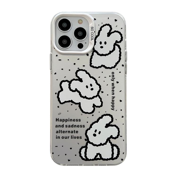 Cute Animal Pattern Series PC + TPU Phone Case, For iPhone 15 Pro Max, For iPhone 14, For iPhone 14 Pro, For iPhone 15 Pro