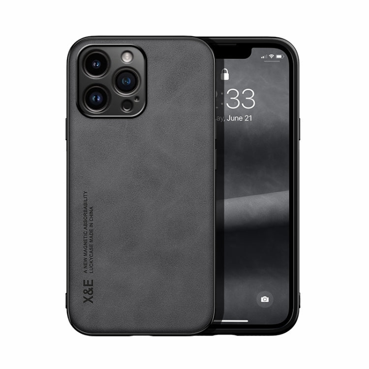 Étui de téléphone à dos en cuir magnétique doux au toucher, pour iPhone 14, pour iPhone 14 Pro, pour iPhone 14 Pro Max