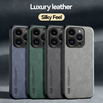 Étui de téléphone à dos en cuir magnétique doux au toucher, pour iPhone 14, pour iPhone 14 Pro, pour iPhone 14 Pro Max