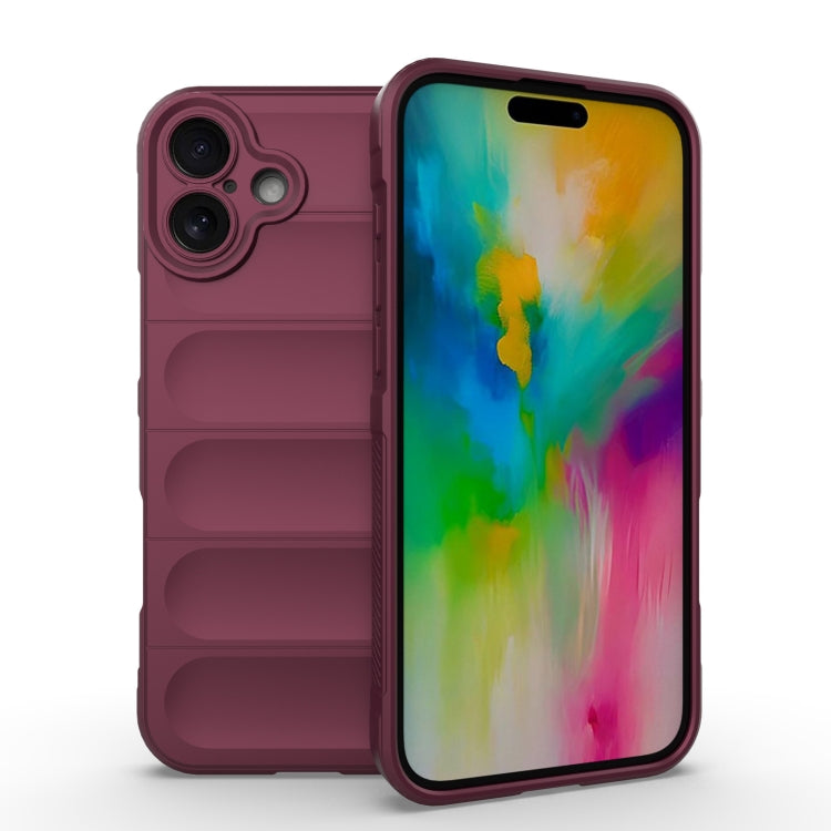 Coque de téléphone Magic Shield en TPU + flanelle, pour iPhone Air, pour iPhone 16 Pro Max, pour iPhone 16 Pro, pour iPhone 16 Plus