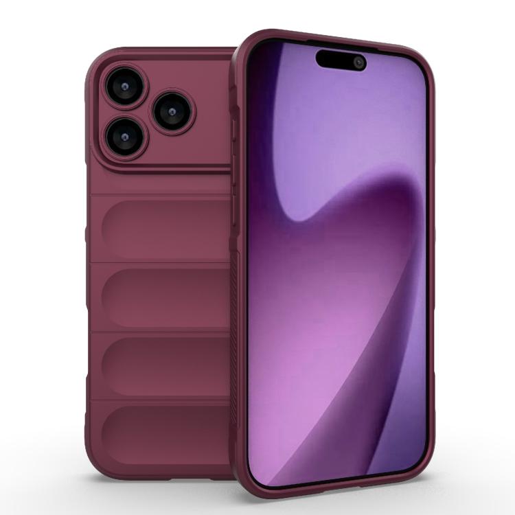 Coque de téléphone Magic Shield en TPU + flanelle, pour iPhone 17e / 16e, pour iPhone 17 Pro Max, pour iPhone 17 Pro, pour iPhone 17