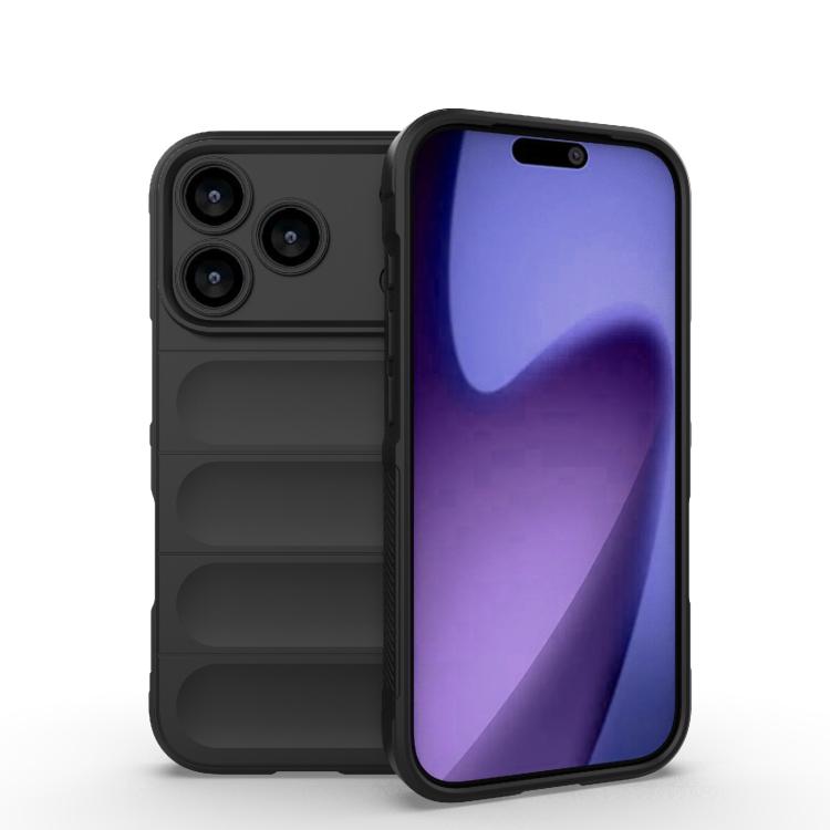 Coque de téléphone Magic Shield en TPU + flanelle, pour iPhone 17e / 16e, pour iPhone 17 Pro Max, pour iPhone 17 Pro, pour iPhone 17