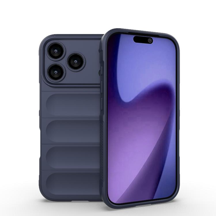 Coque de téléphone Magic Shield en TPU + flanelle, pour iPhone 17e / 16e, pour iPhone 17 Pro Max, pour iPhone 17 Pro, pour iPhone 17
