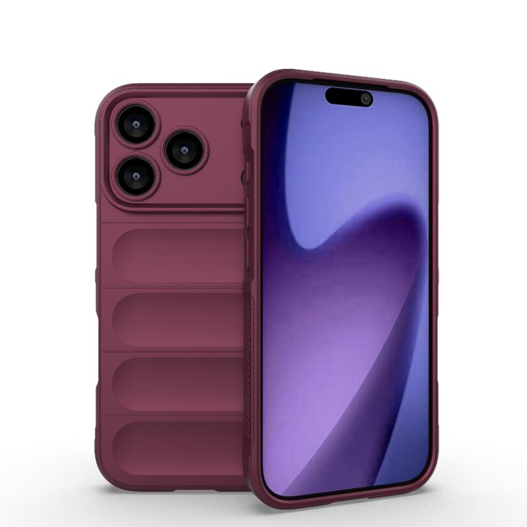Coque de téléphone Magic Shield en TPU + flanelle, pour iPhone 17e / 16e, pour iPhone 17 Pro Max, pour iPhone 17 Pro, pour iPhone 17