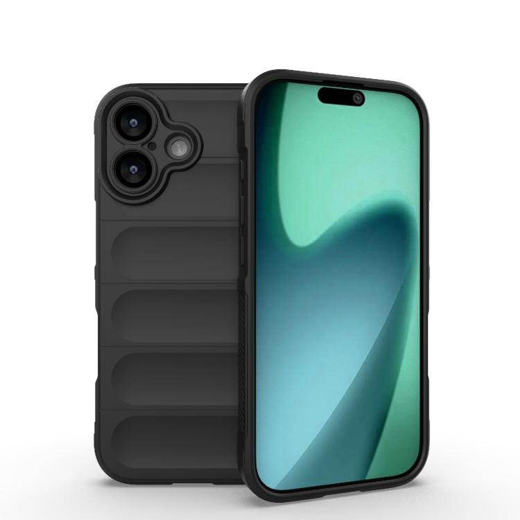 Coque de téléphone Magic Shield en TPU + flanelle, pour iPhone 17e / 16e, pour iPhone 17 Pro Max, pour iPhone 17 Pro, pour iPhone 17