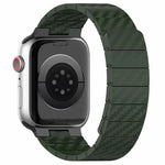 Carbon Fiber Magnetic Loop Watch Band, For Apple Watch Series 6 40mm, For Apple Watch Series 6 44mm, For Apple Watch Serie 5 44mm, For Apple Watch Series 5 40mm, For Apple Watch  Series 4 44mm, For Apple Watch Series 4 40mm, For Apple Watch Series 3 38...