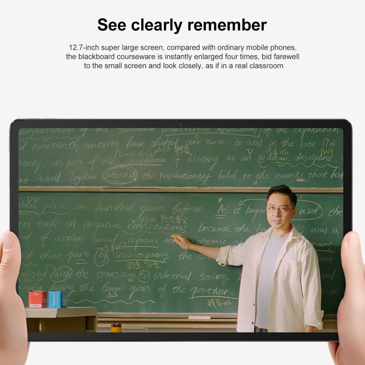 Tablette Lenovo Pad Pro 12,7 pouces WiFi, Android 13, Qualcomm Snapdragon 870 Octa Core, Supporte l'identification faciale, 8 Go+128 Go, 8 Go+256 Go
