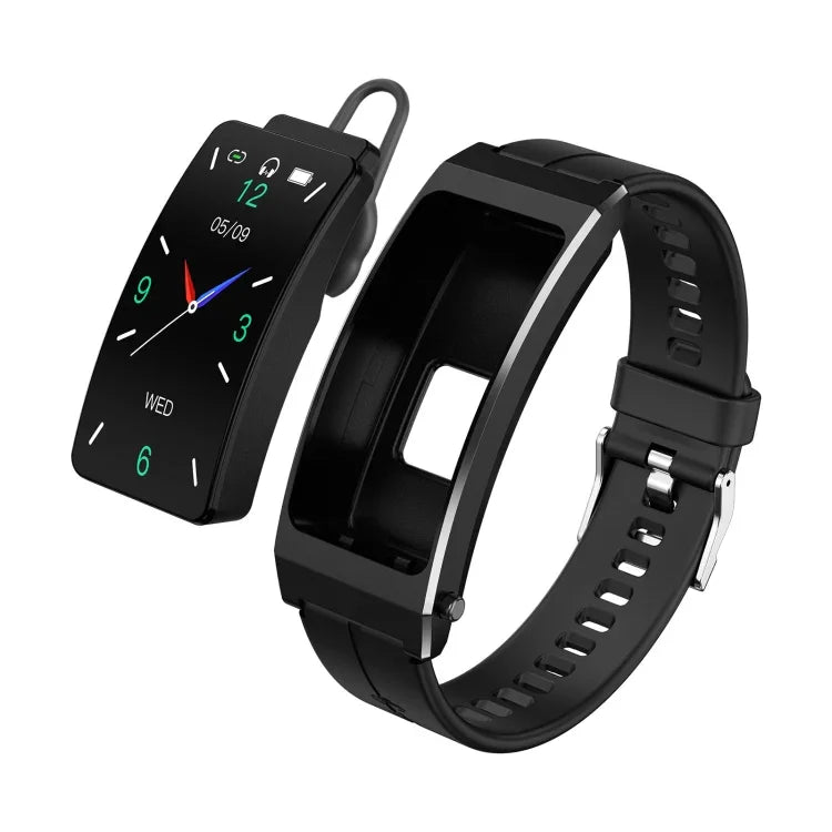 K13S Bracelet intelligent à écran TFT de 1,14 pouce et bracelet en silicone prenant en charge la gestion du sommeil/la surveillance de l'oxygène sanguin, bracelet en silicone