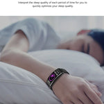 K13S Bracelet intelligent à écran TFT de 1,14 pouce et bracelet en silicone prenant en charge la gestion du sommeil/la surveillance de l'oxygène sanguin, bracelet en silicone